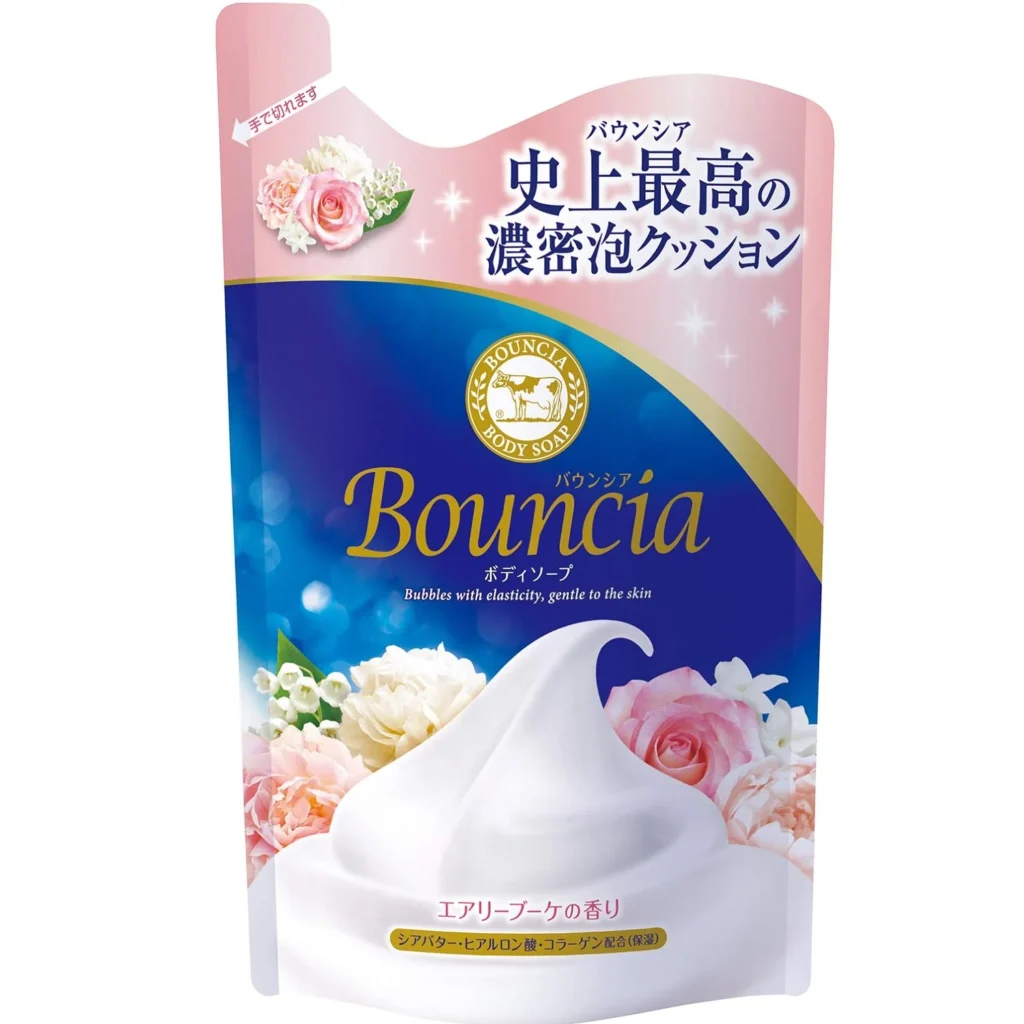 COW BRAND Japan BOUNCIA Body Soap Airy Bouquet 400ml Refill