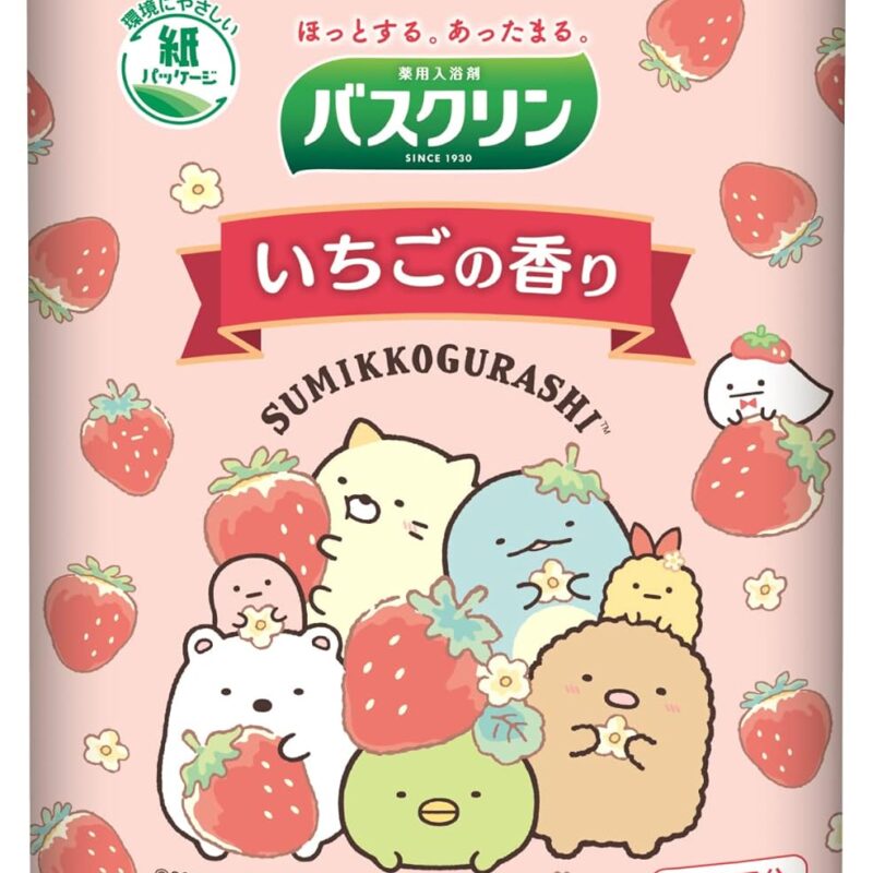 EARTH Bathclin Bath Salt Strawberry 600g