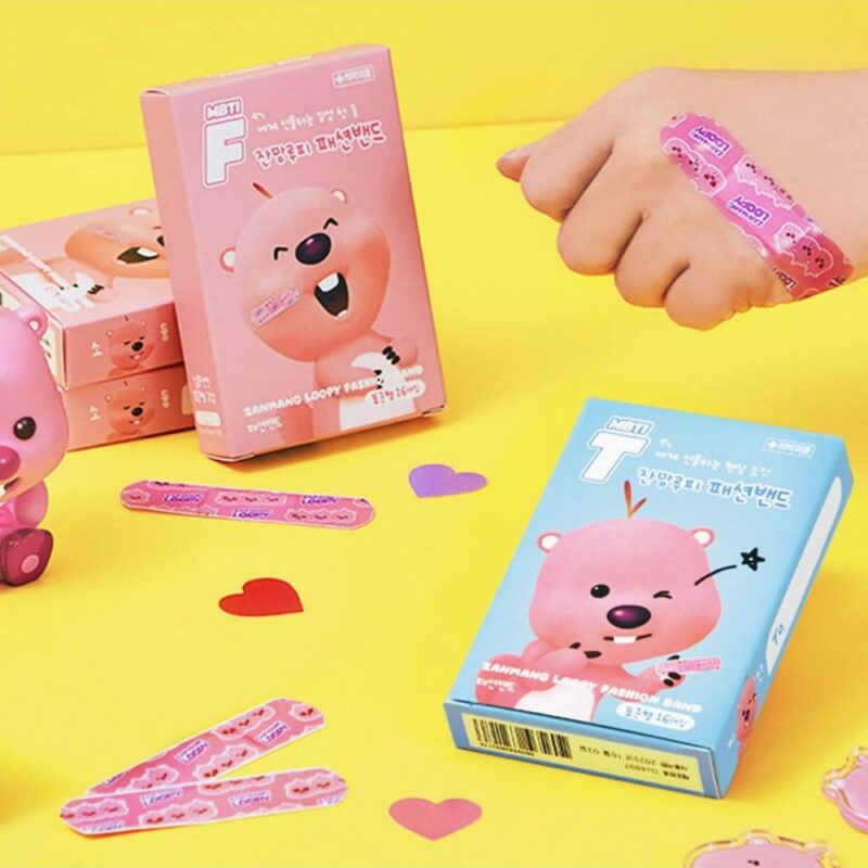 ZANMANG LOOPY Fashion Bandages Pink or Blue 16pcs
